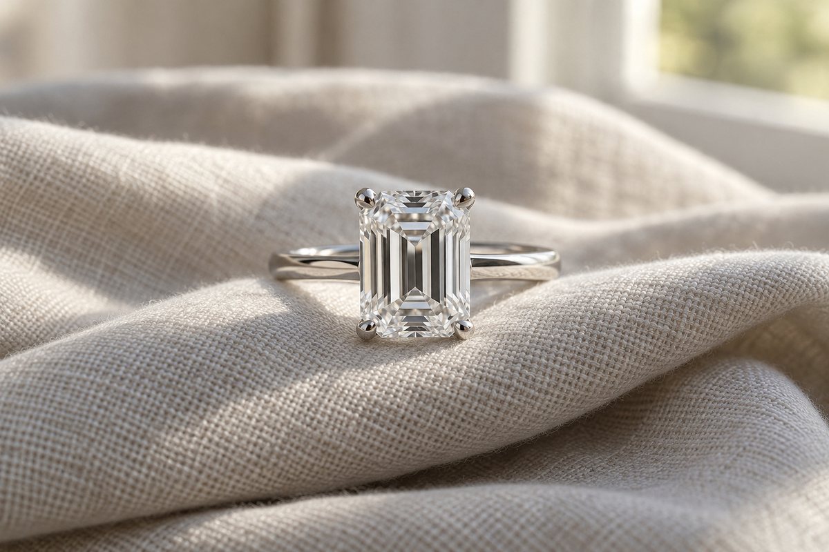 Emerald Cut Engagement Rings: How to Choose a Beautiful One