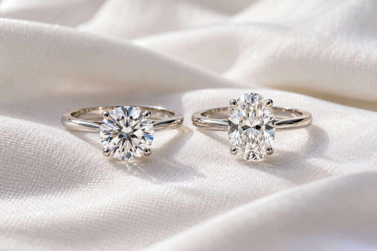 Round vs Oval Diamond: How to Choose the Right One